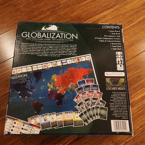 Globalization Strategy Economics Board Game Closet Nerd - Picture 2 of 8